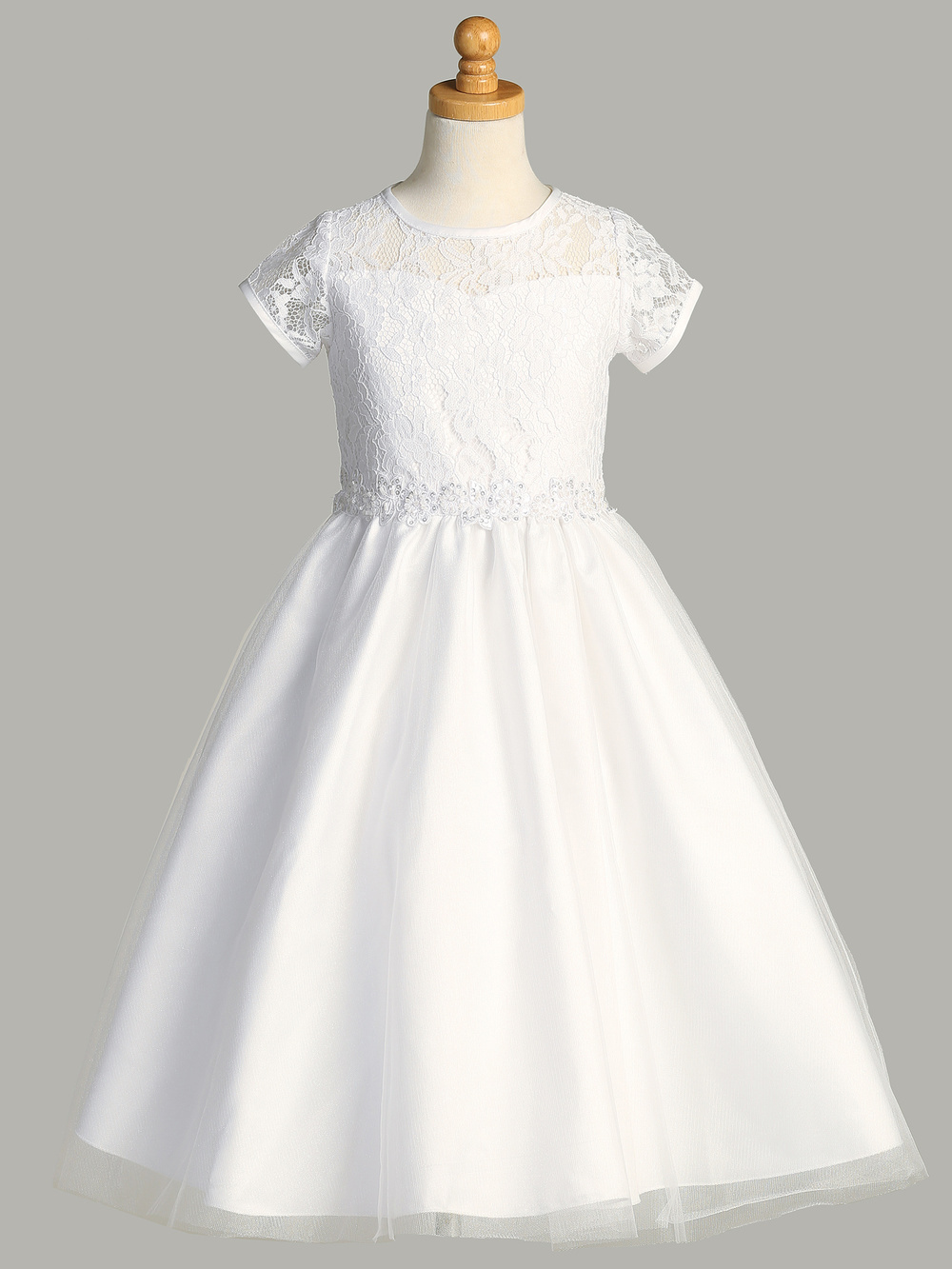 SP190 WHT Lace and Tulle - Dresses