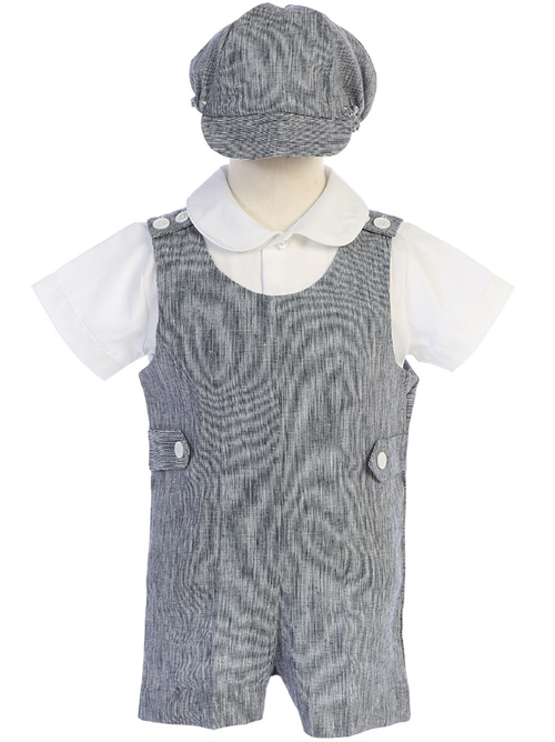 Cotton linen overall set by Lito