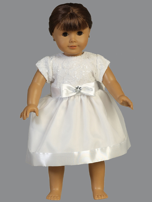 Doll dress - Tulle with sequins by Swea Pea & Lilli