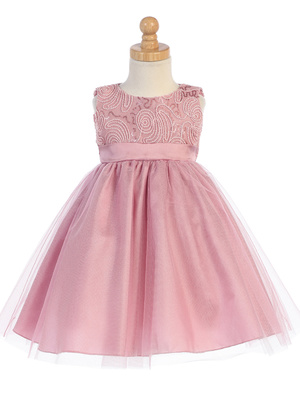 Corded tulle topbwith shiny tulle skirt