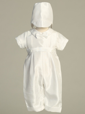 Shantung long romper set